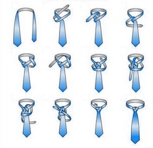 comment faire un nœud de cravate "Trinity"