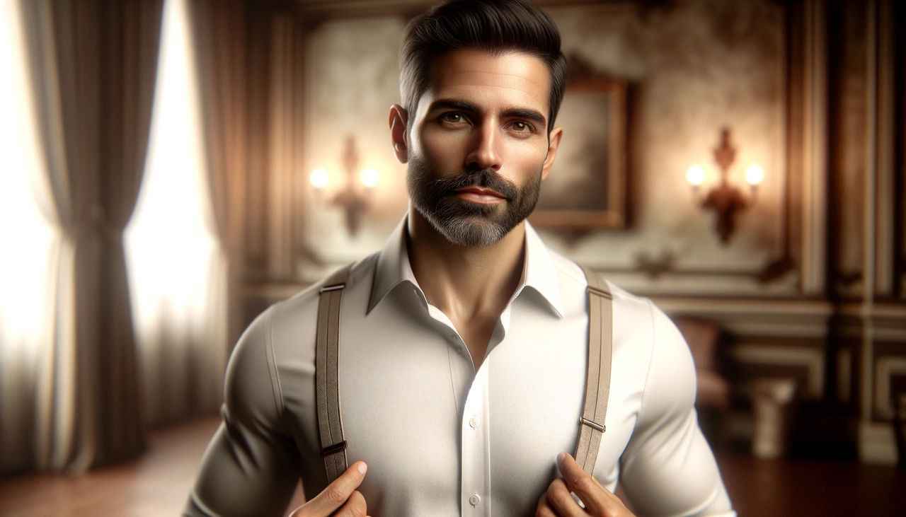 Accessoires de mode pour homme : bretelles